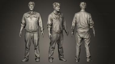 Figurines of people Francisco Body 2 3d model